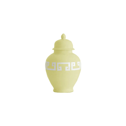 Lemon Sorbet Yellow Greek Ginger Jar Small