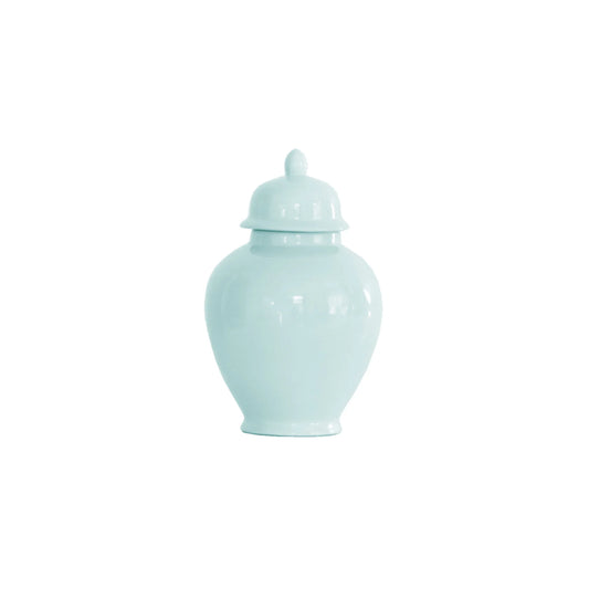 Robin’s Egg Blue Ginger Jar Small