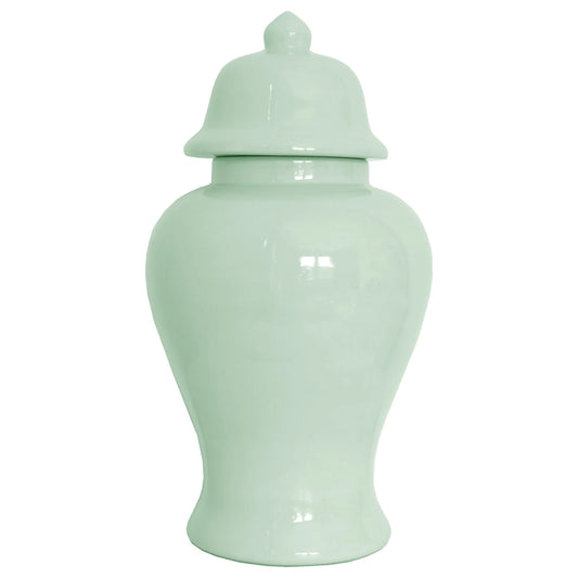 Sea Glass Green Ginger Jar Medium