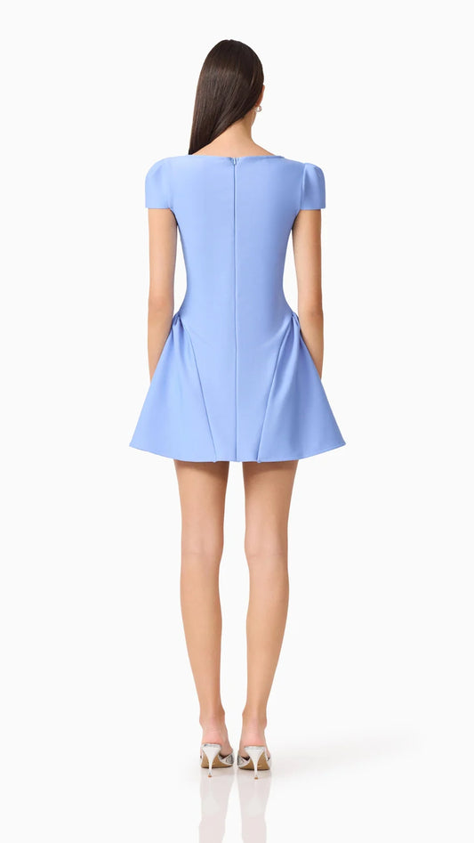 Floriana Cap Sleeve Mini Dress