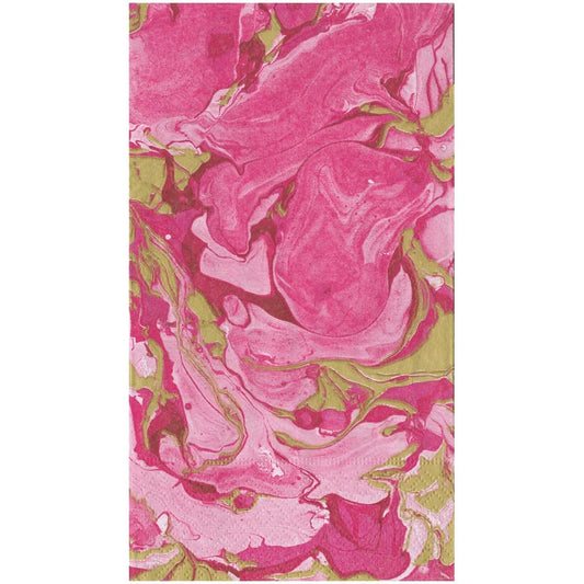 Marbled Rosa Guest Towel