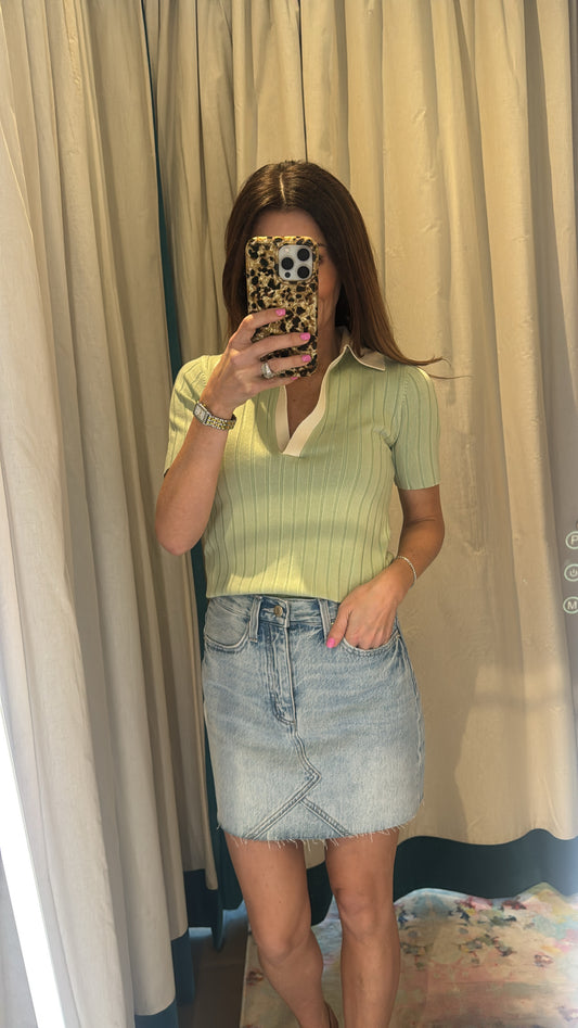 Smith Polo Top Sage