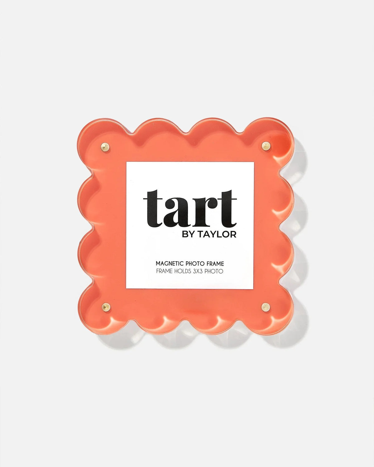 Acrylic Scallop Mini Frame Coral