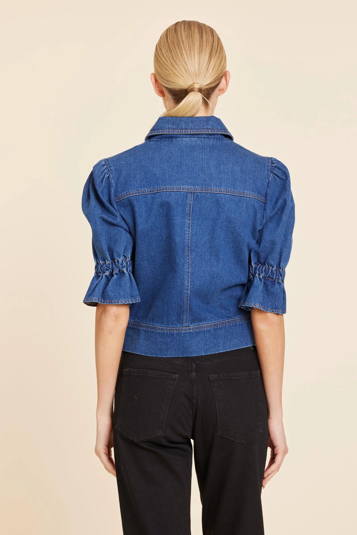 Denim Zip Up Jacket