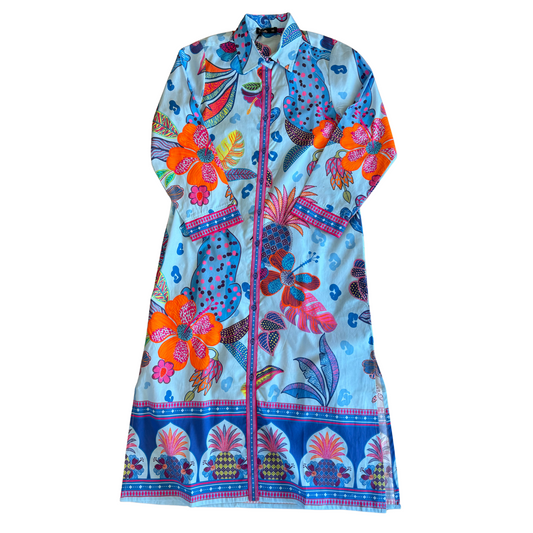 Azure Safari Eliza Dress-XS