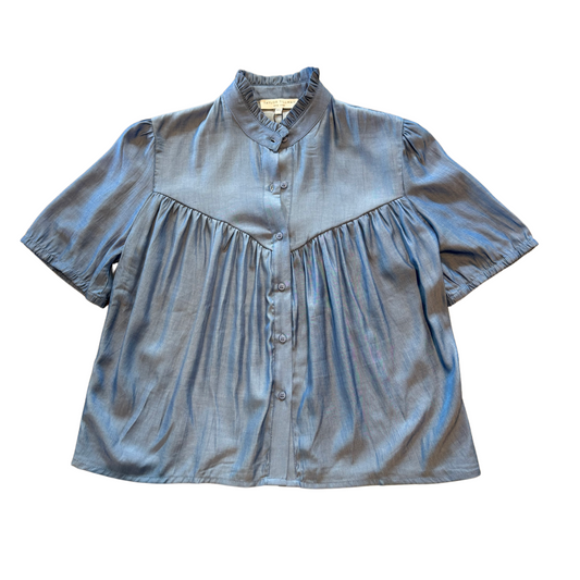 Clara Top in Chambray