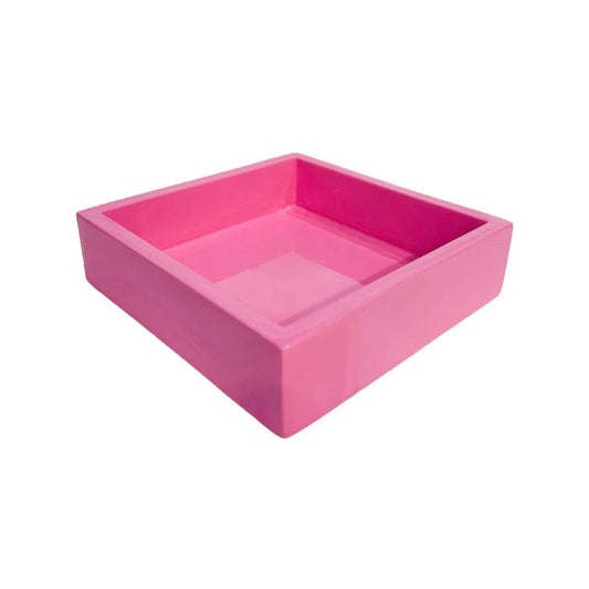 Laura Park Hot Pink Bamboo Cocktail Napkin Holder