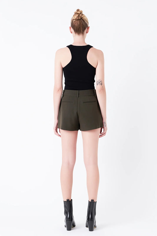 Olive Mini Skort