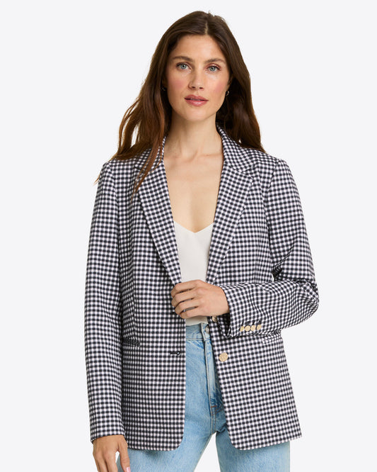 Gingham Blazer