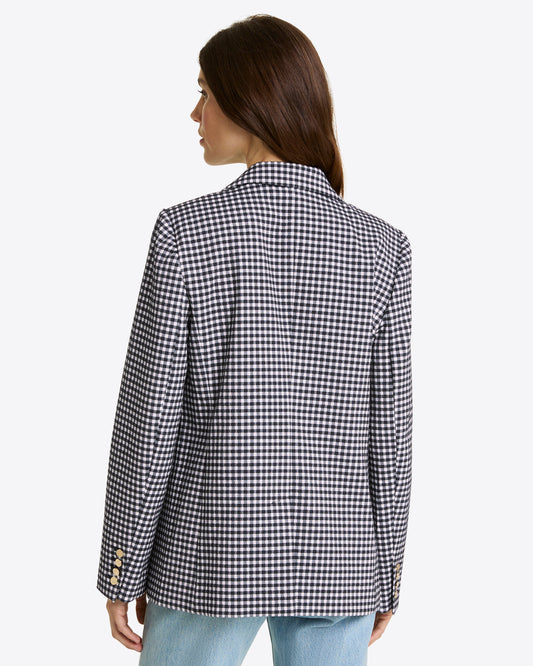 Gingham Blazer