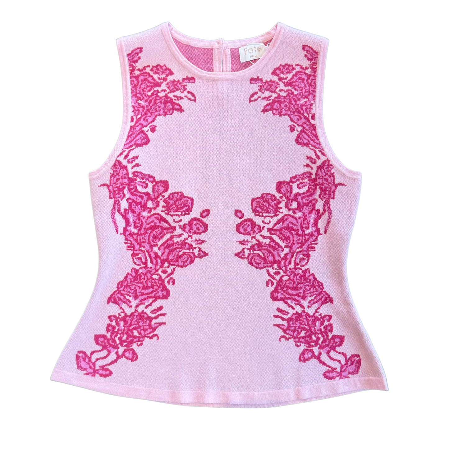 Luxe Knit Pink Sweater Tank