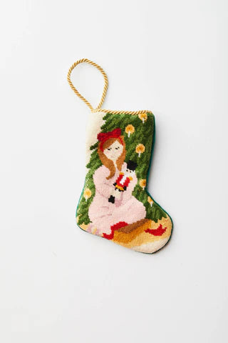 Clara With Nutcracker Bauble Stocking