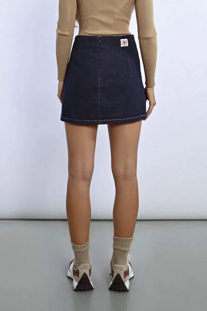 Denim Mini Skirt