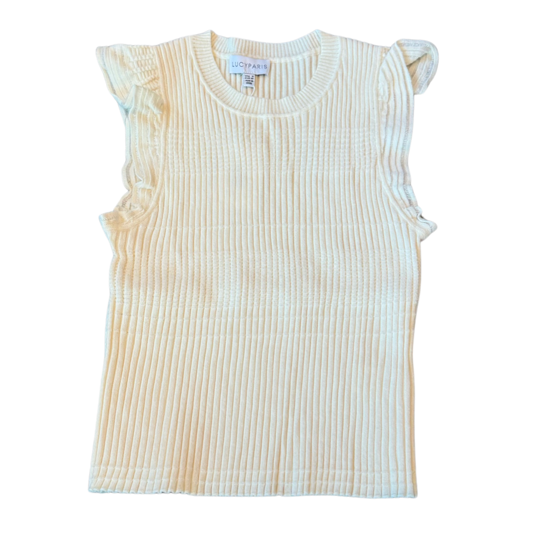 Minerva Cream Sweater Tank