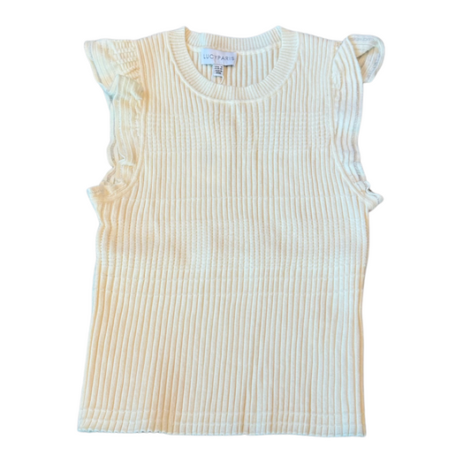 Minerva Cream Sweater Tank