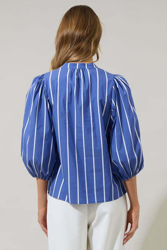 Beloit Striped Cheney Top