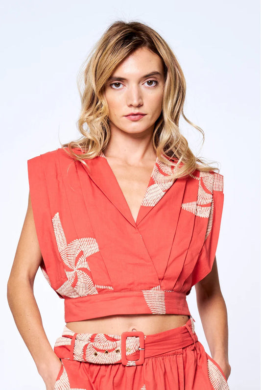 Serah Embroidered top