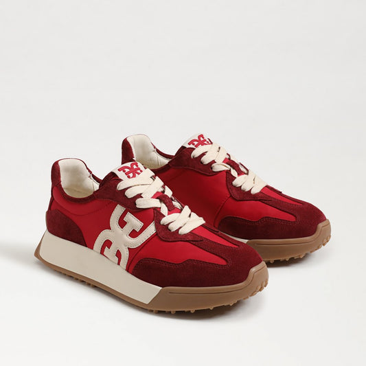Langley Sneaker in Deep Scarlett
