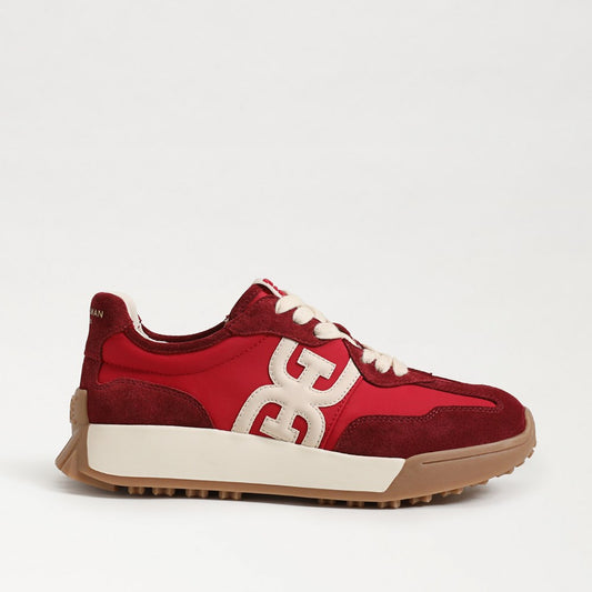 Langley Sneaker in Deep Scarlett