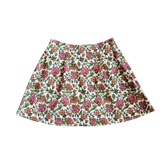 Rosalie Skirt in Wildberry Garden