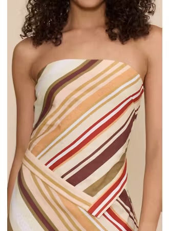 Striped scarf top Lucy Paris Kenzie top 