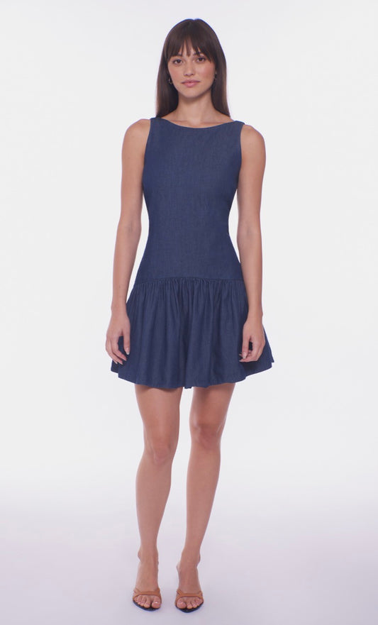 Peixoto Addison mini dress drop waist dress 
