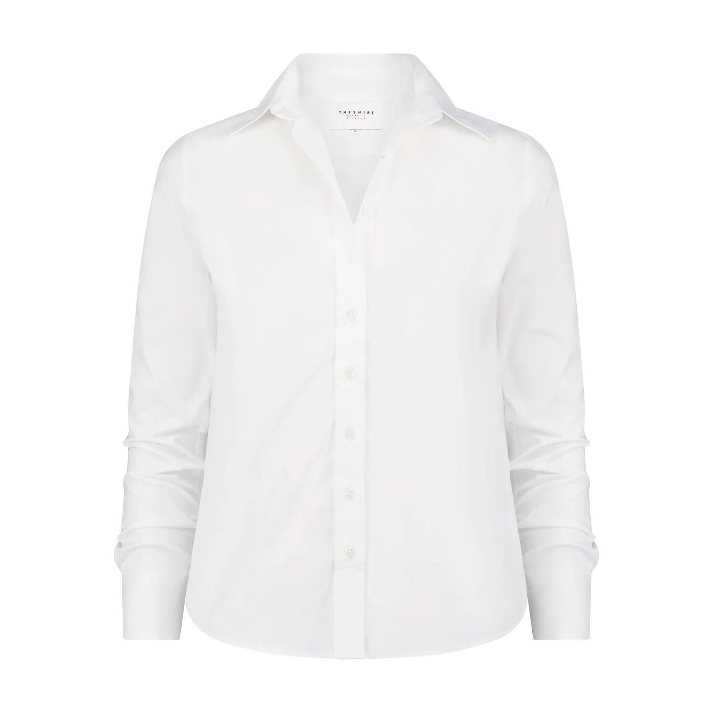 White shirt on a white background