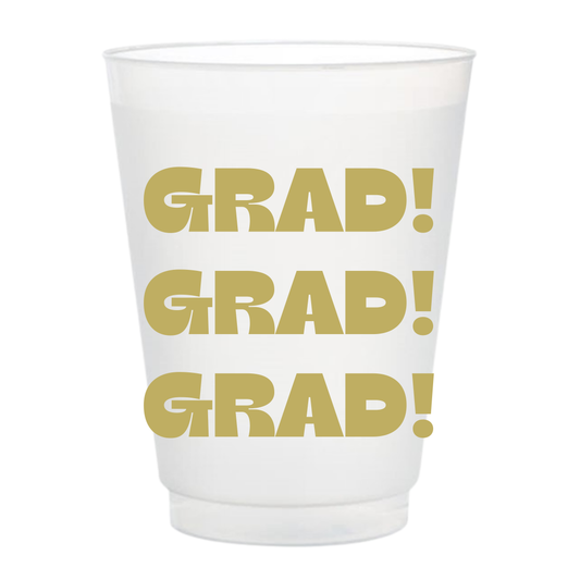 Grad! Grad! Grad! Frosted Cups