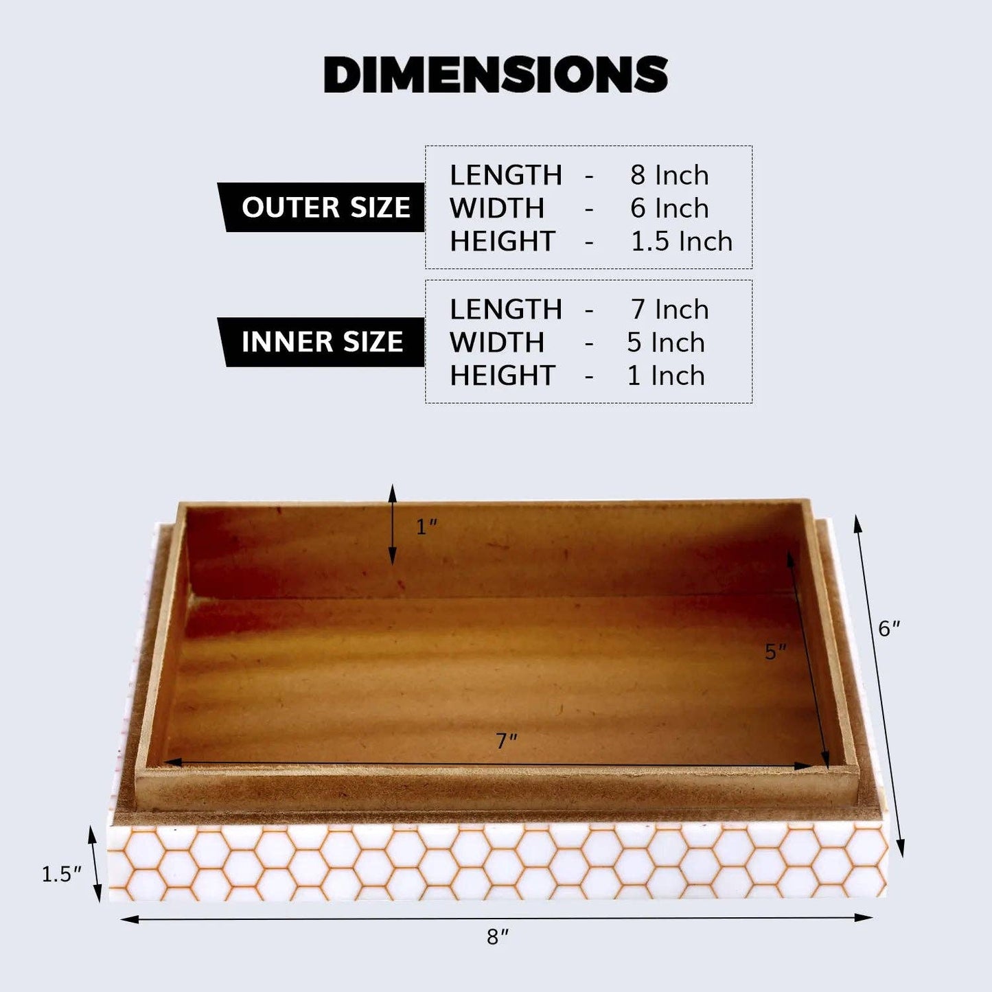 Hive Honey Resin Storage Box