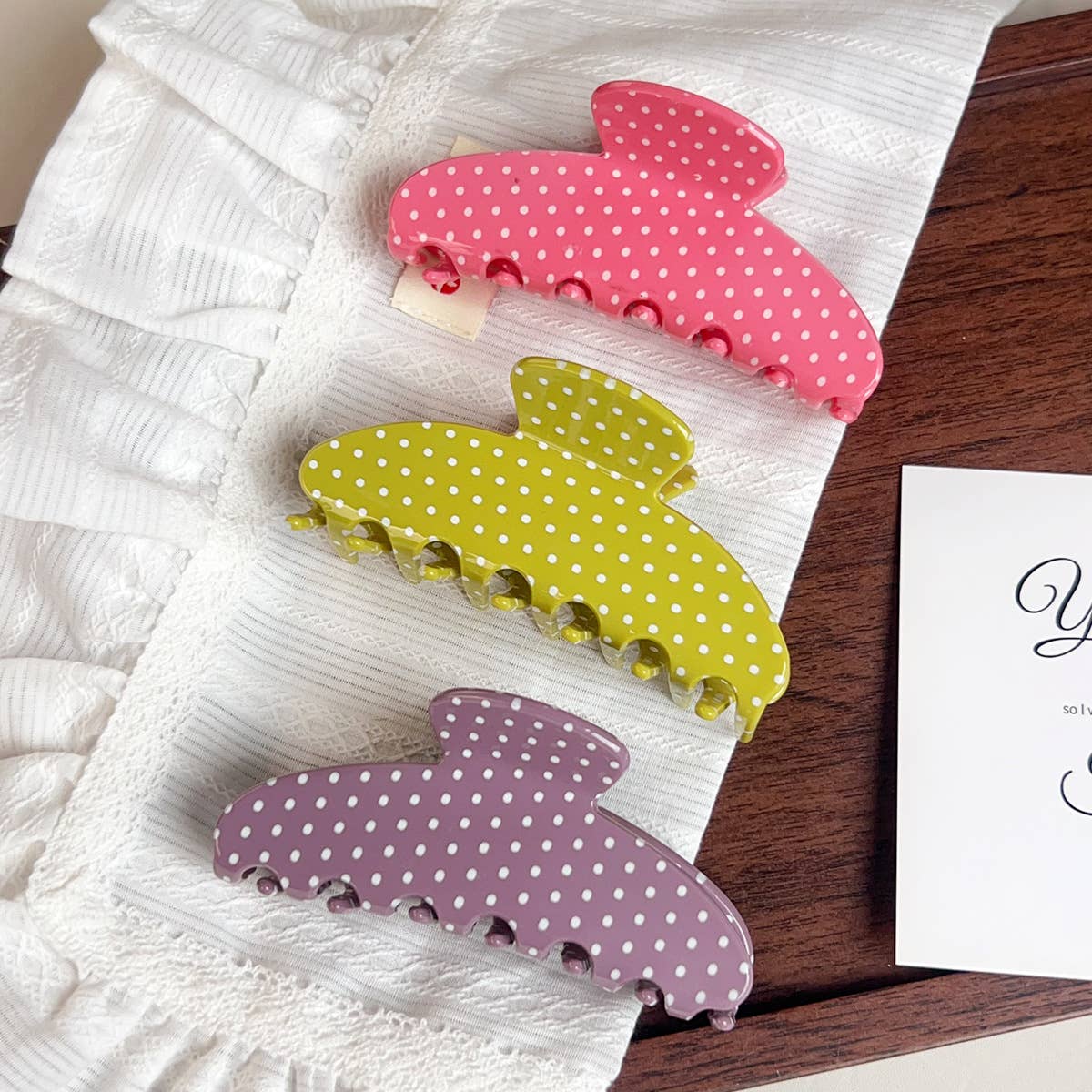 Polka Dot Clip