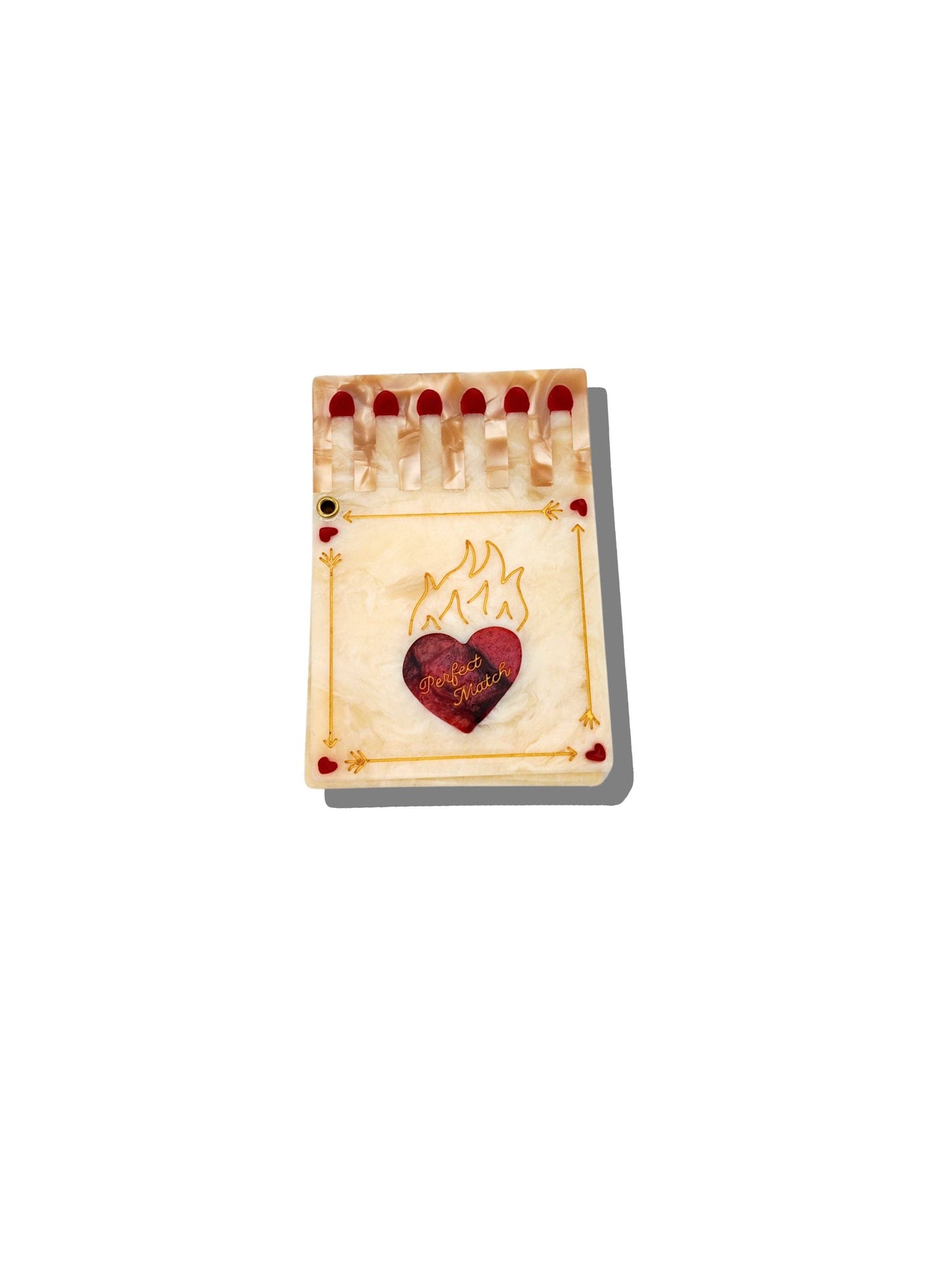 Hand-painted Matchbox Compact Mirror | Eco-Friendly