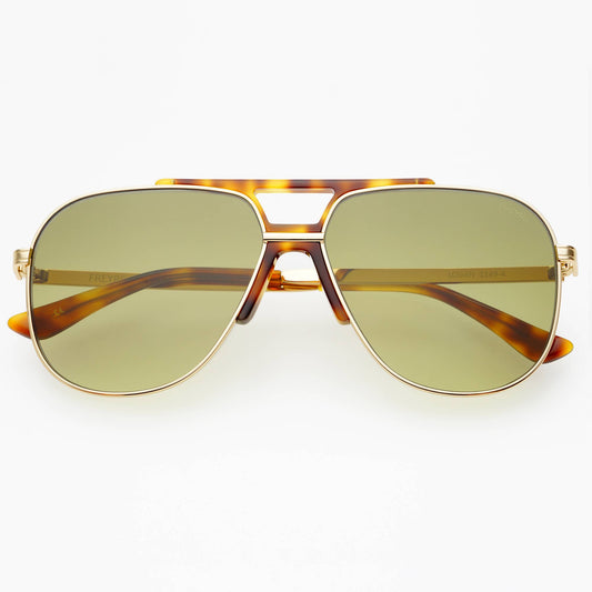 Logan Acetate Aviator Unisex Sunglasses