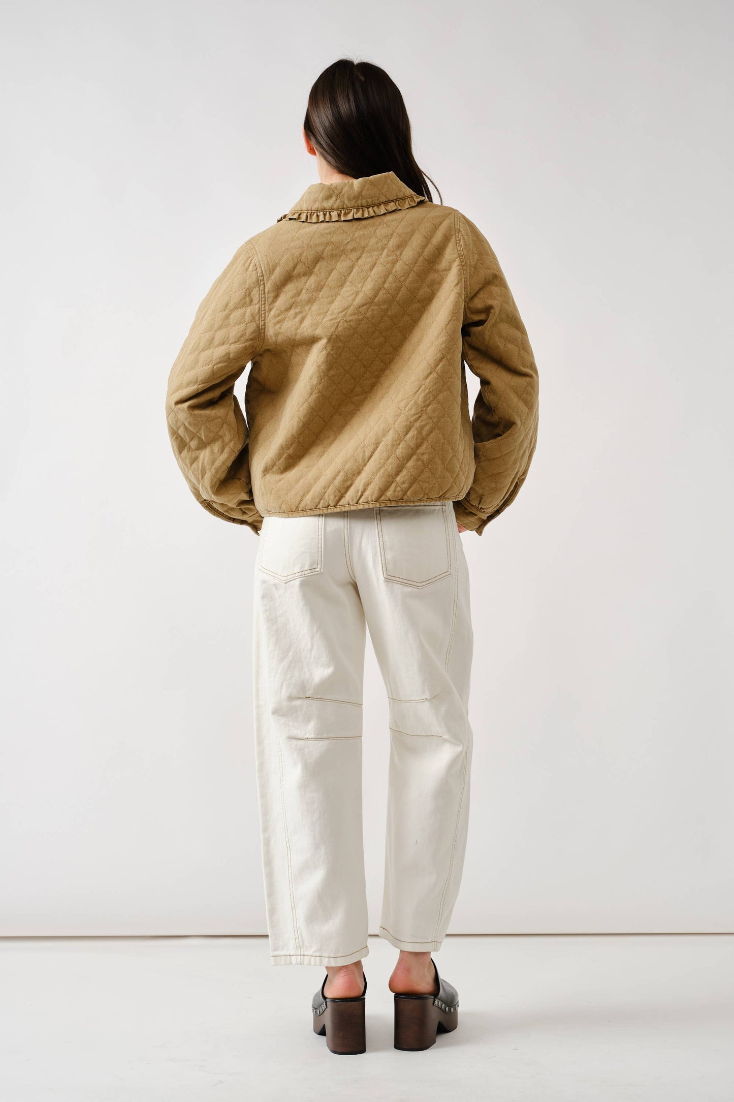 Quilted Camel Jacket