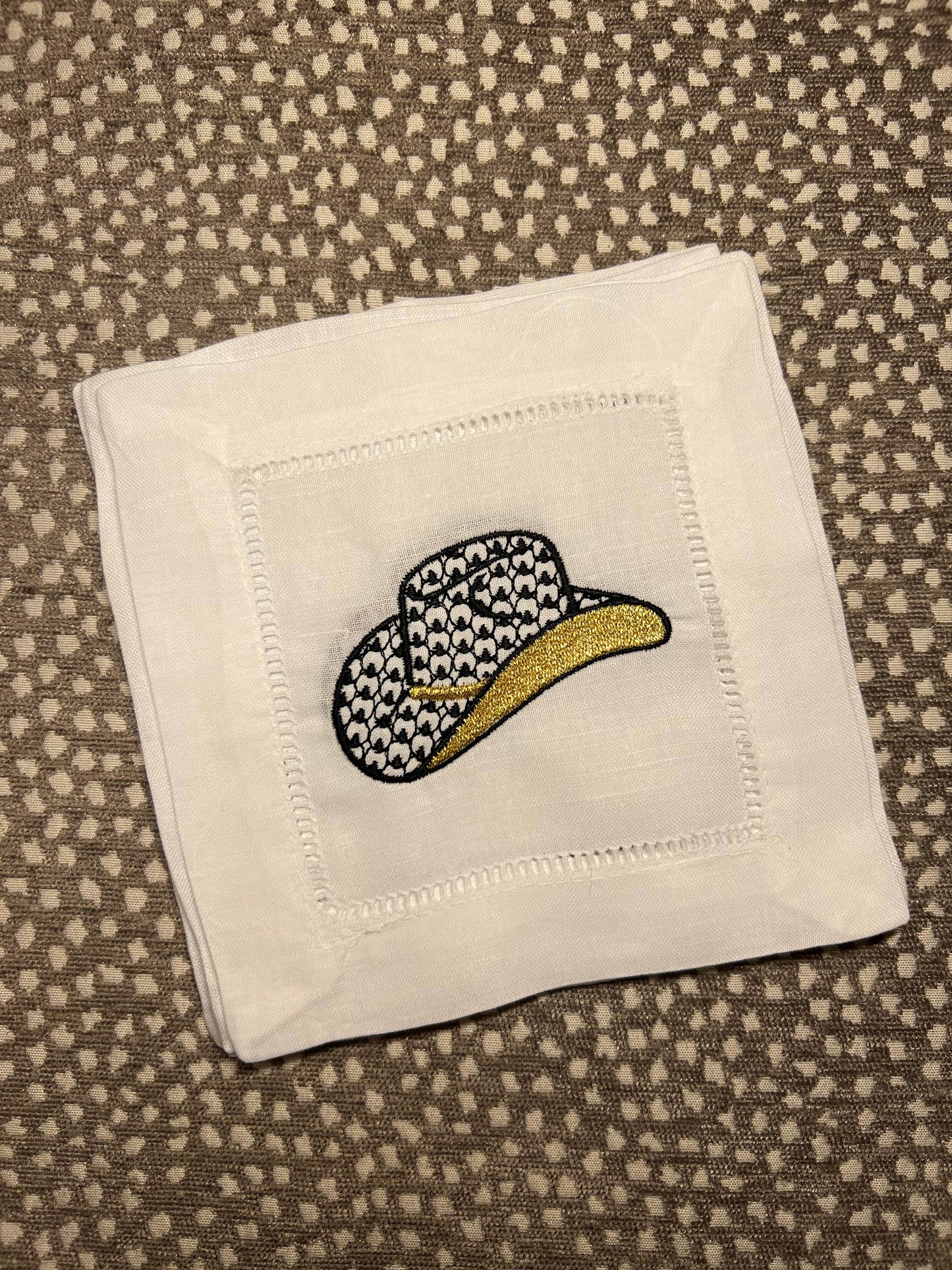Cowboy Hat Cocktail Napkin - Set of 4