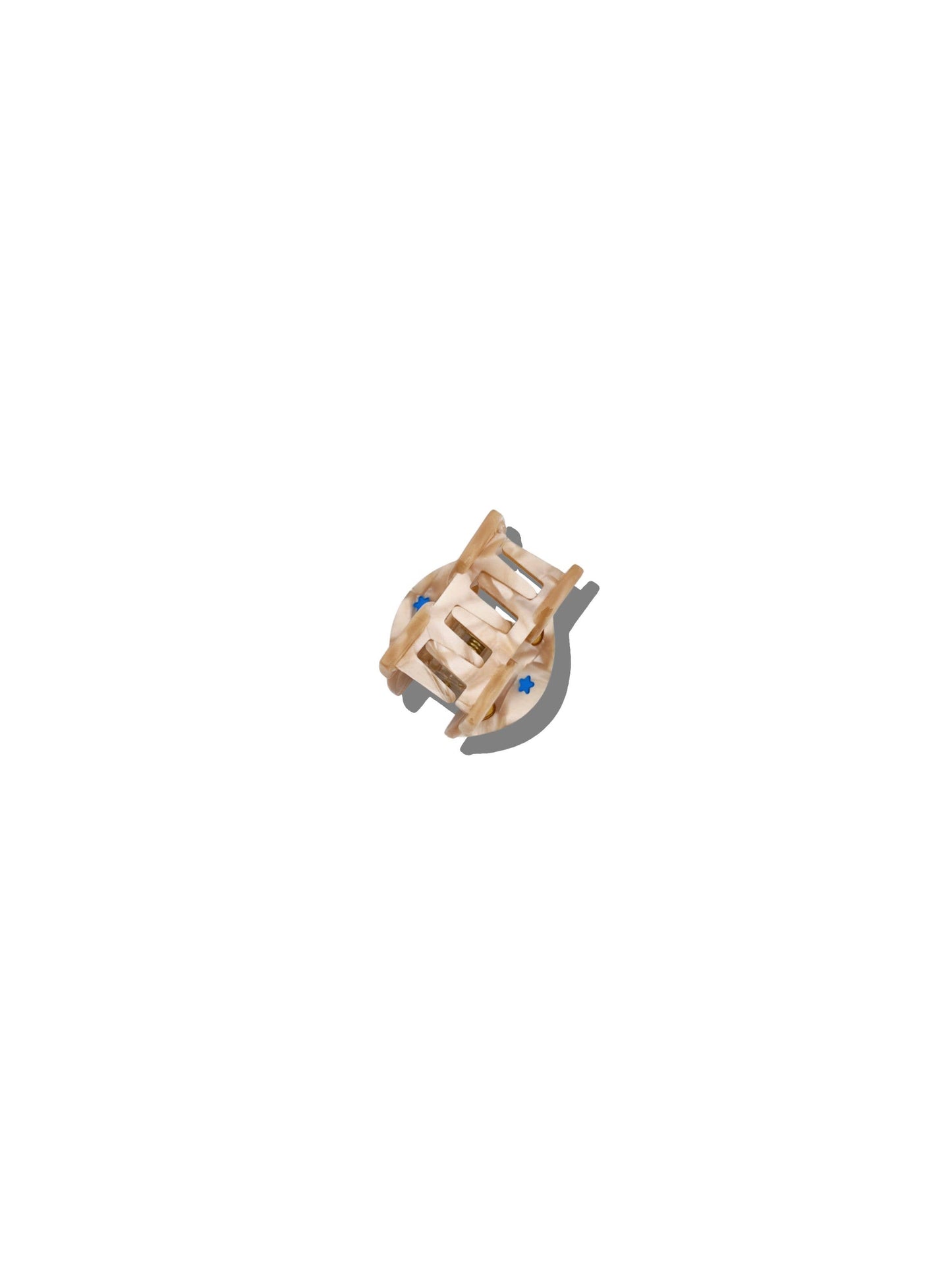 Hand-Painted Mini Horseshoe Claw Hair Clip | Eco-Friendly