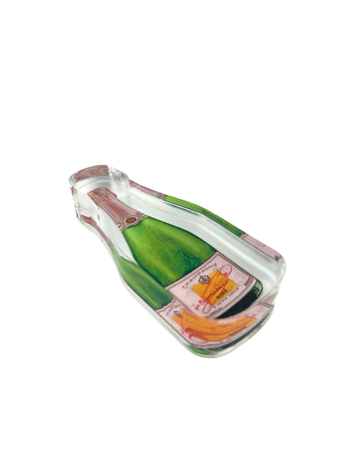 Acrylic Napkin Weight Bubbles Champagne