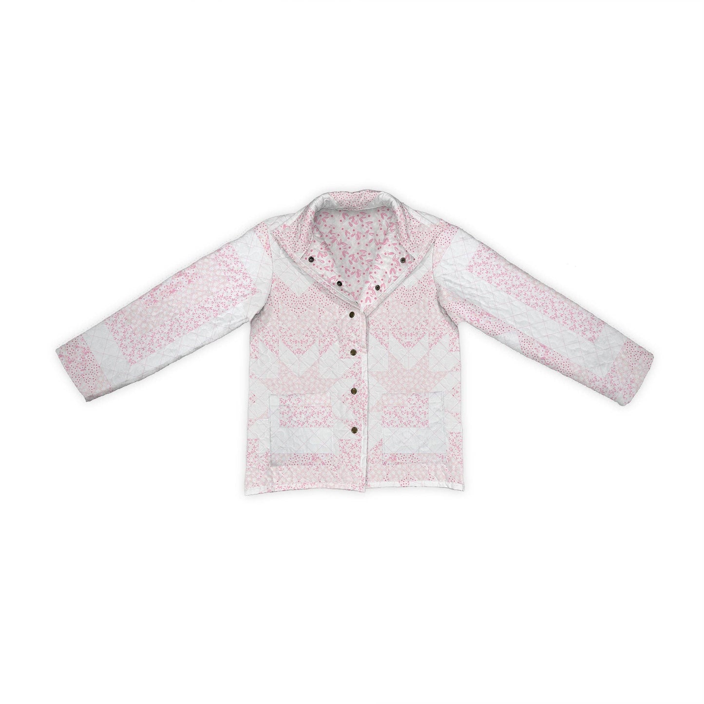 Adeline Patchwork Quilted Snap Jacket