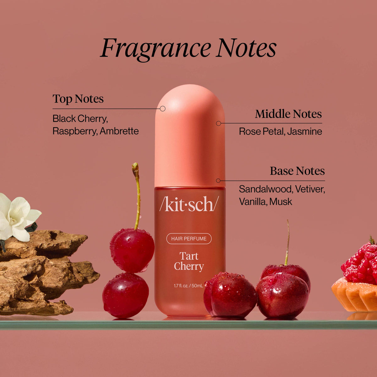 KITSCH Tart Cherry Hair & Body Perfume Mist