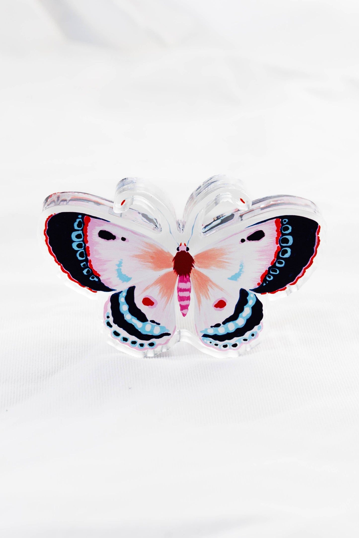 Acrylic Napkin Weight Pink Butterfly