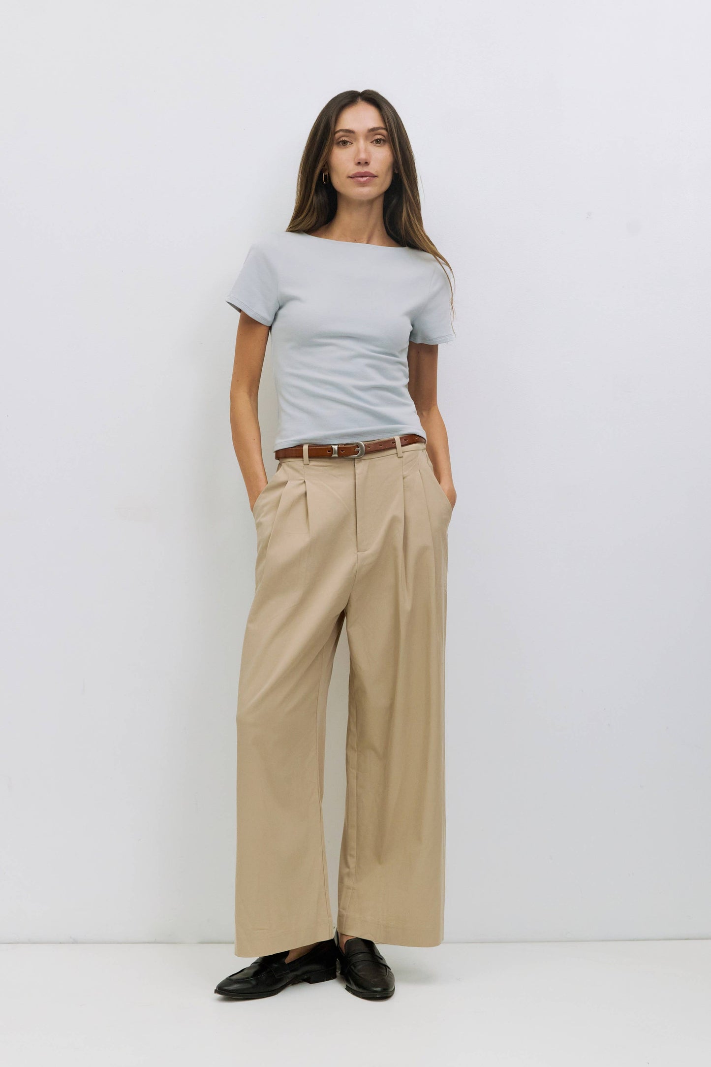 The Breanna Top | Wide Neck Soft Knit Top