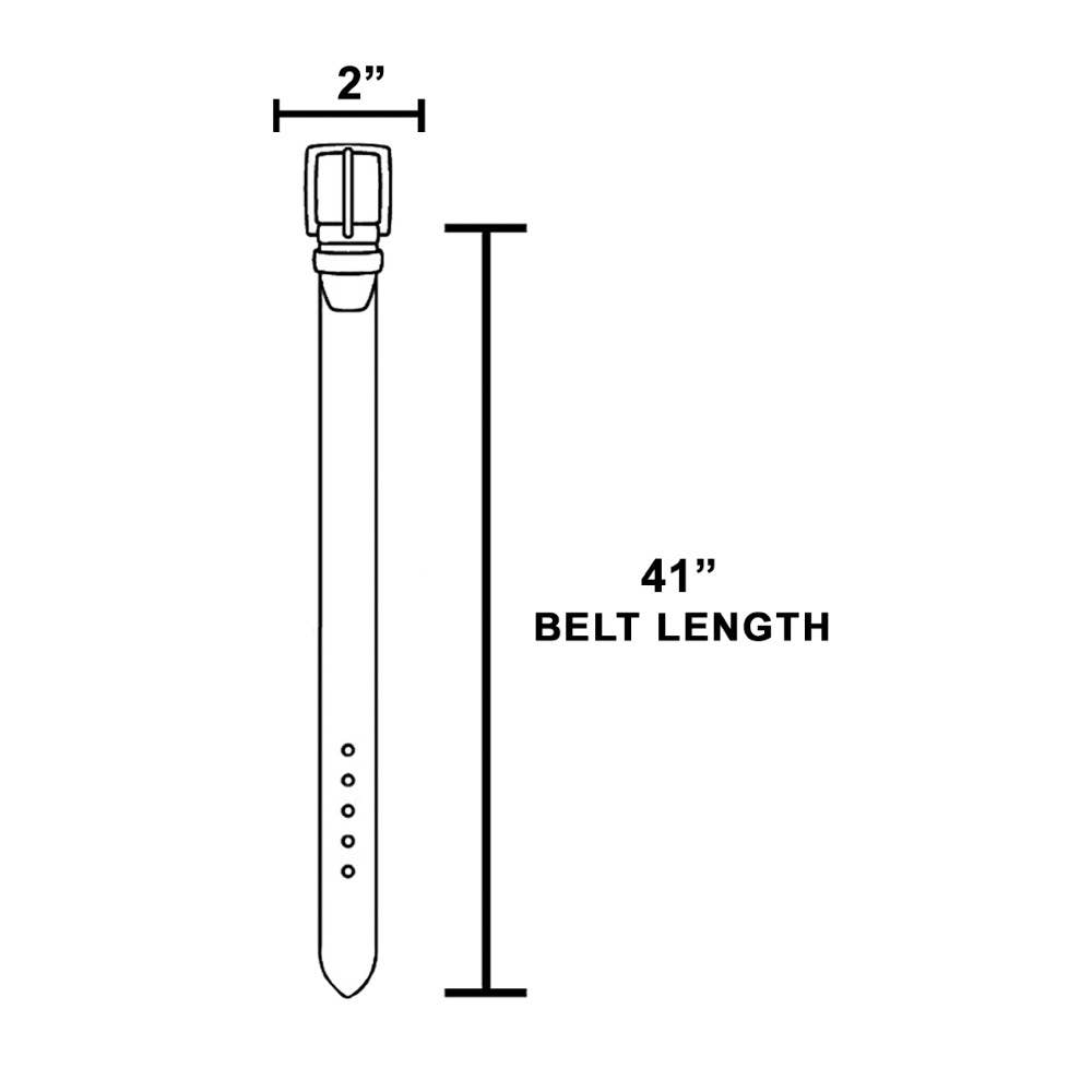 Western Concho Vegan Leather Belt