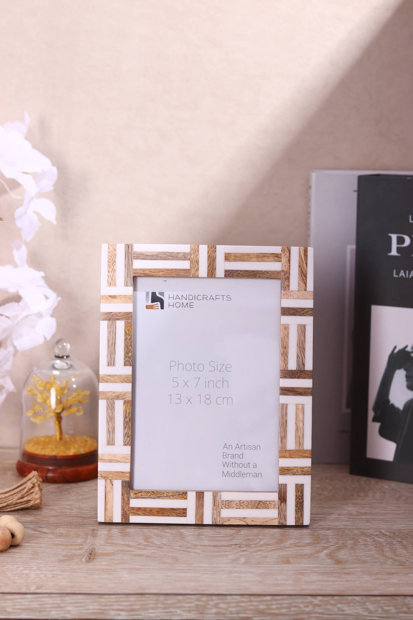 Picture Frames Marquet Grid Resin & Wood Inlay Collection