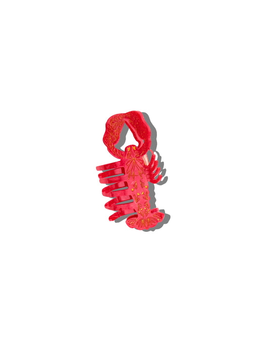 Hand-painted Lobster Claw Hair Clip | Eco-Friendly