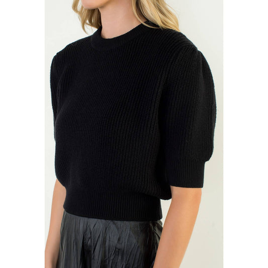 Short Sleeve Knit Top