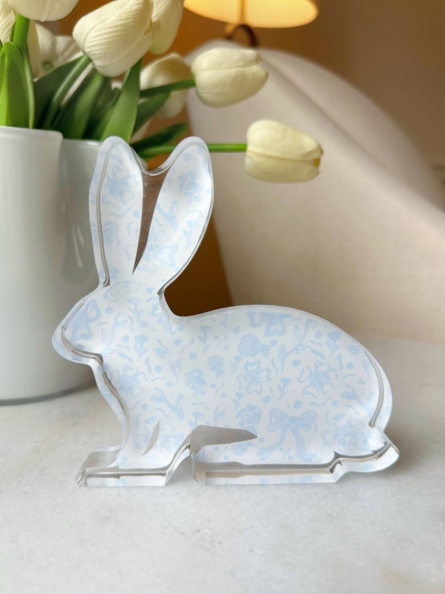 Easter Acrylic Bunny Block