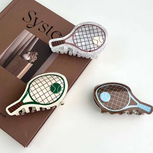 Tennis Racket Hair Claw
