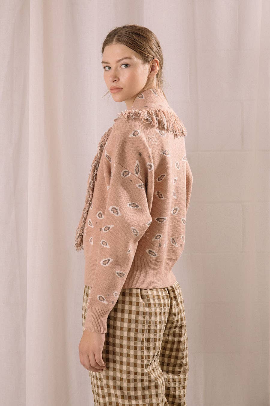 Paisley Knit Cardigan