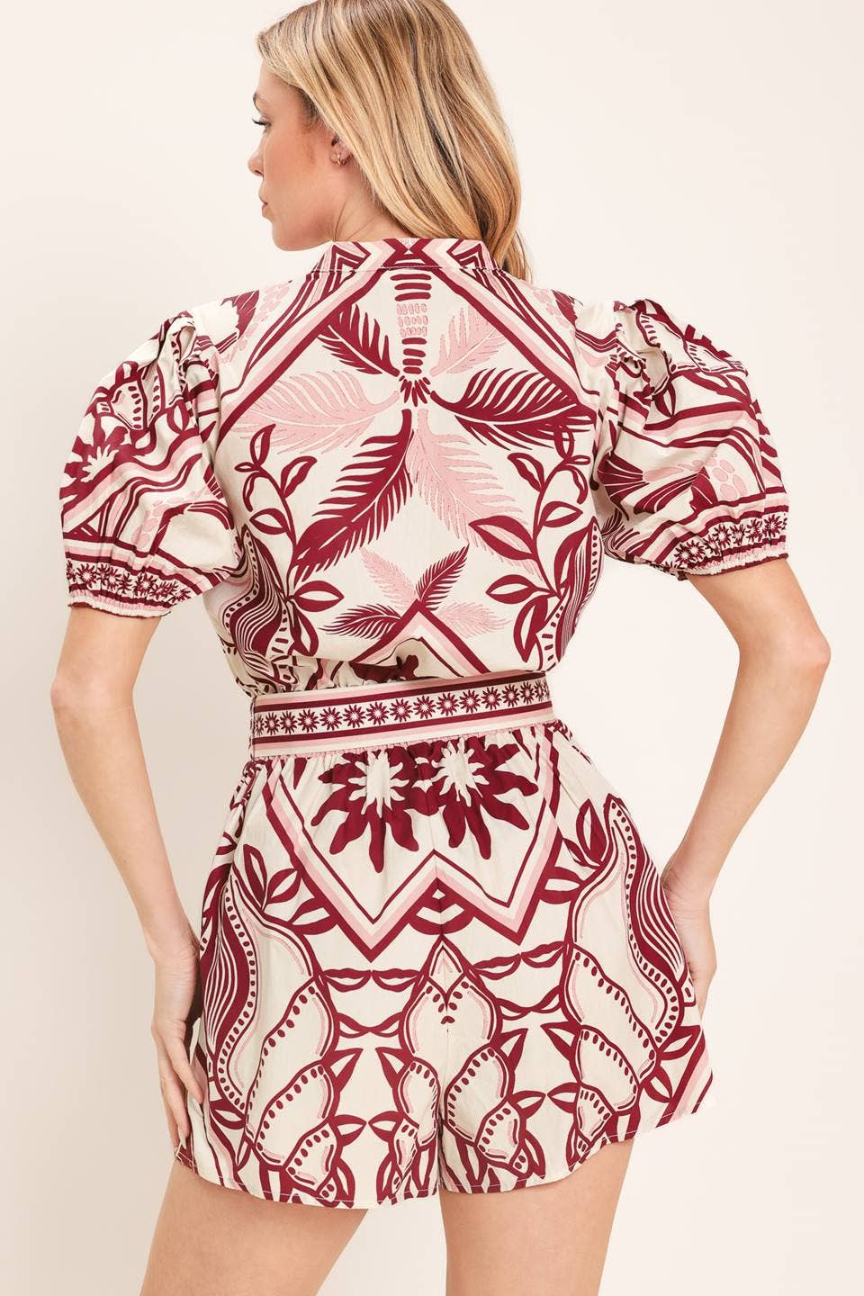 Printed Romper