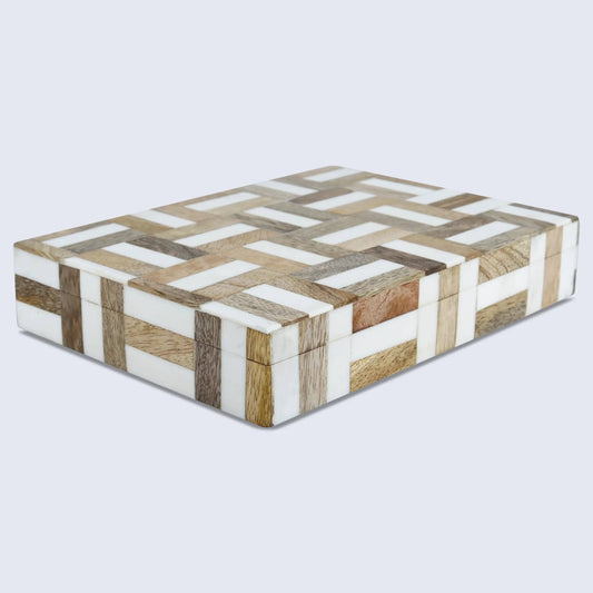 Marquet Chase Wood & Resin Storage Box