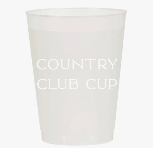 Country Club Cup Frosted Cups